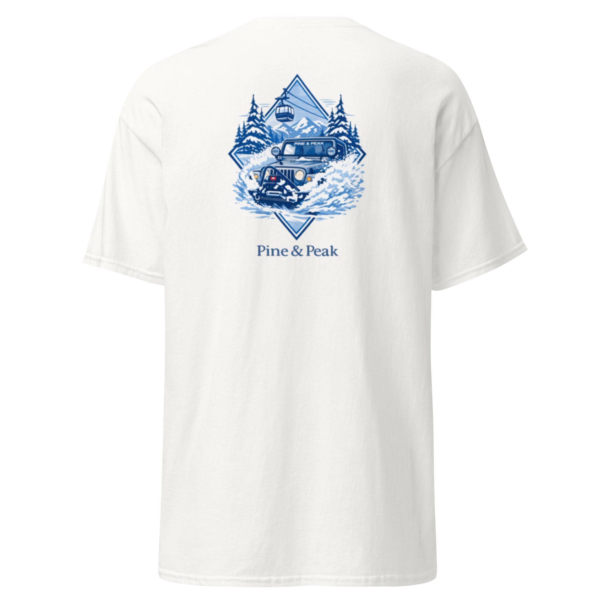 Pine & Peak Off-roading in the Snow T-shirt
